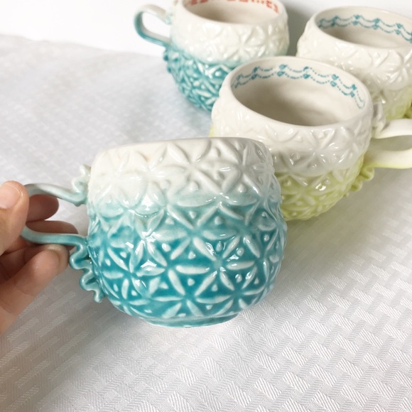 Anthropologie Other - ANTHROPOLOGIE // Set of Four Ombré Mugs Cups
